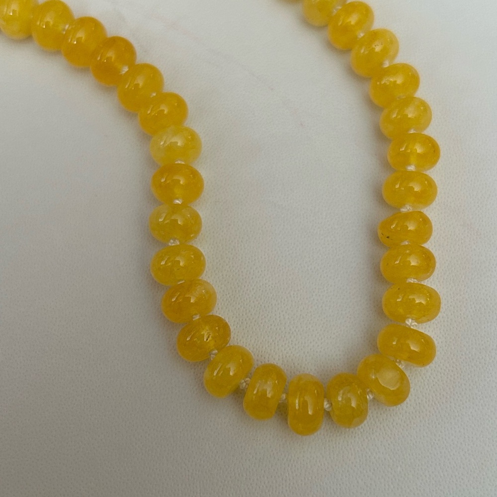 New Yellow Stone Stackable Necklace - image 3